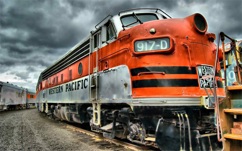 Western Pacific Train HDR