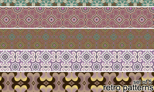 Photoshop Retro patterns