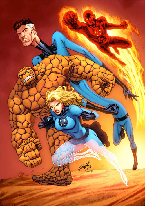 Fantastic Four color by Al Rio