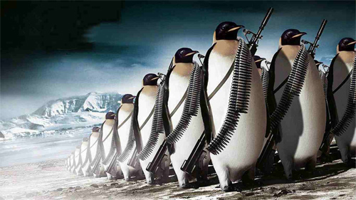 penguin war