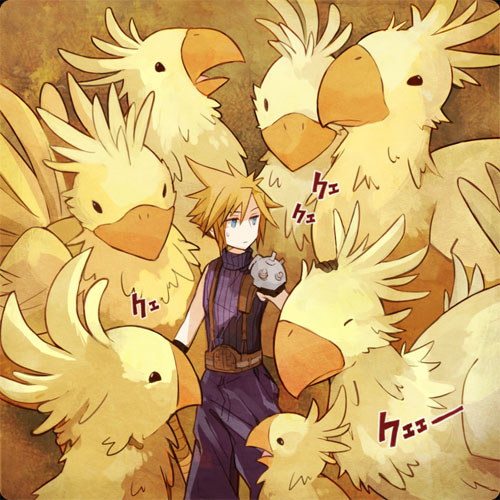 Cloud and Chocobo