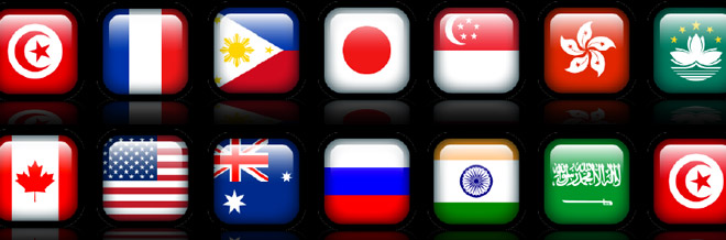 25 Free Sets of Attractive Flag Icons
