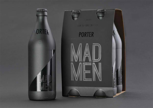 Mad Men Beer Packaging Design