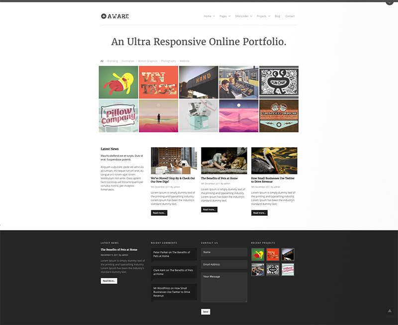 responsive layout wordpress