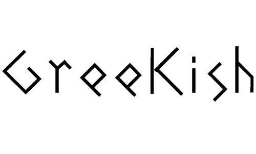 greekish font