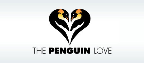 The Penguin Love logo