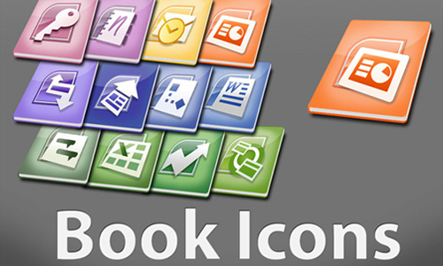Book Icons by Matorel