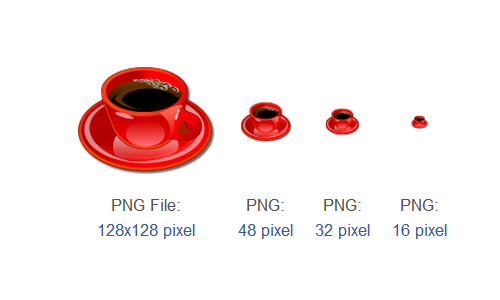 Coffeecup red Icon