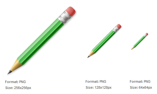 Green Pencil Icon