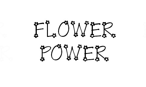 cute free flower fonts