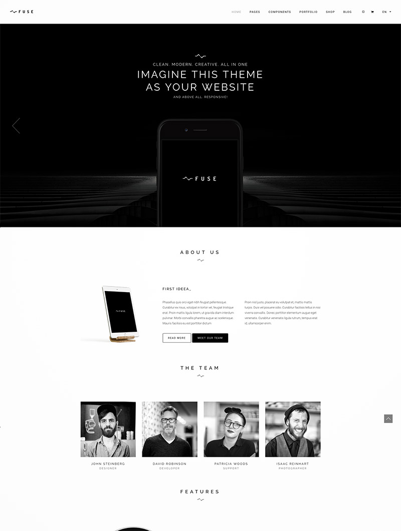 portfolio template wordpress