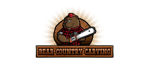 Lumberjack Bear Logo