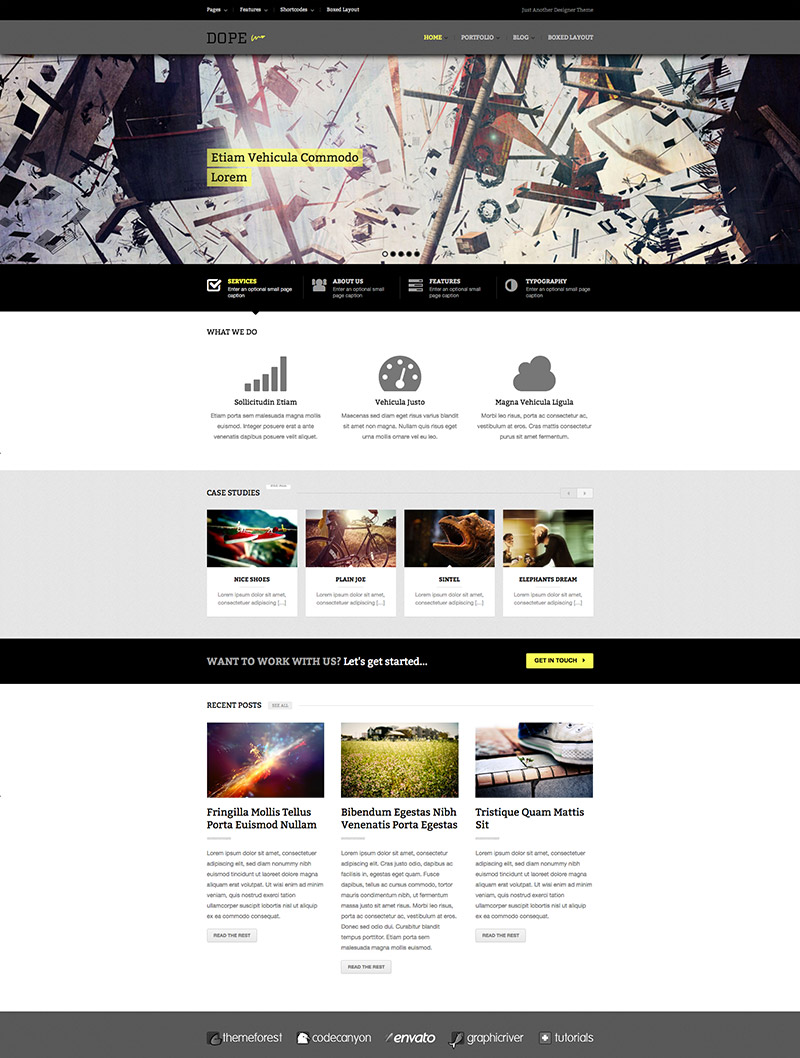 business agency theme