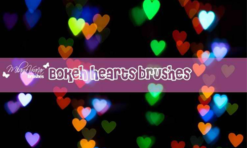 Bokeh Heart Brush Pack by Milana V.