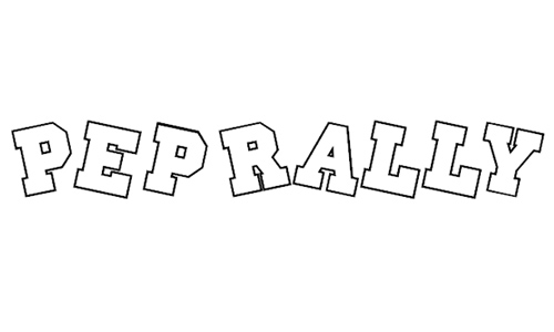 Pep Rally font