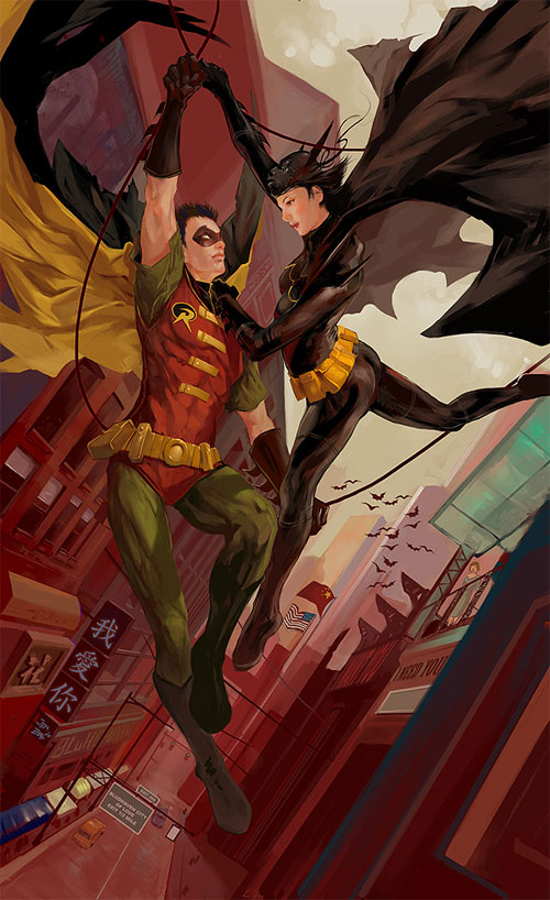 Robin and Batgirl