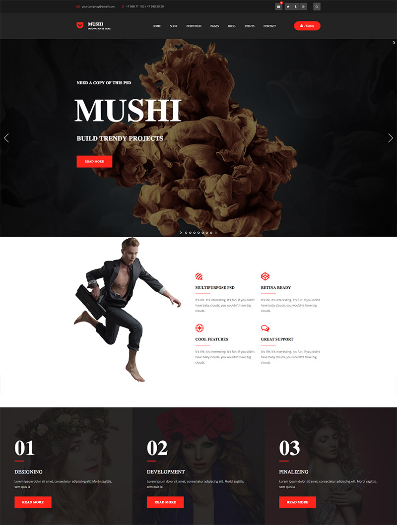 multipurpose company themes