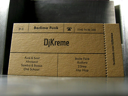 Business Card for: DJ Kreme
