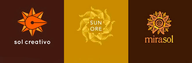 30 Bright Designs of Sun Logo