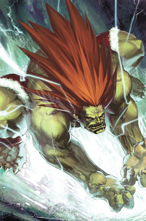 25 Blanka of Street Fighter Artworks