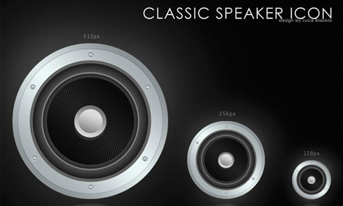classic speaker icon