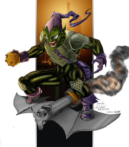 Green Goblin tribute colors