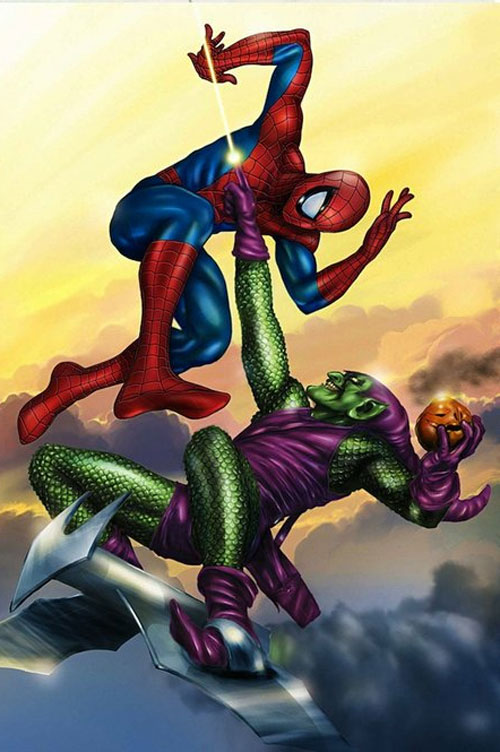 Spider Man vs Green Goblin