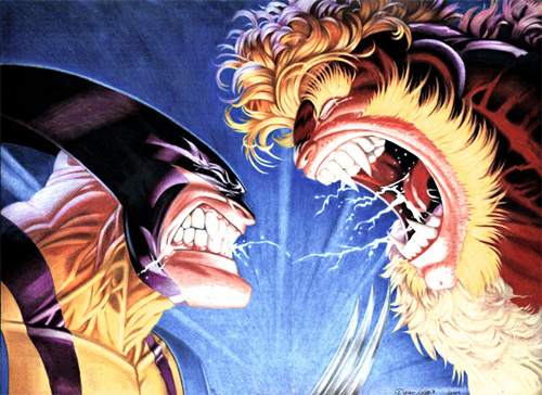 wolverine vs sabretooth