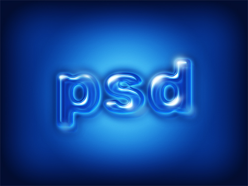 Create Glossy Plastic Text in Photoshop