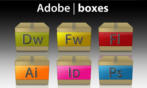 Adobe box icons
