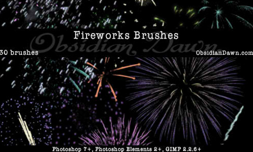 Fireworks Celebration Brushes