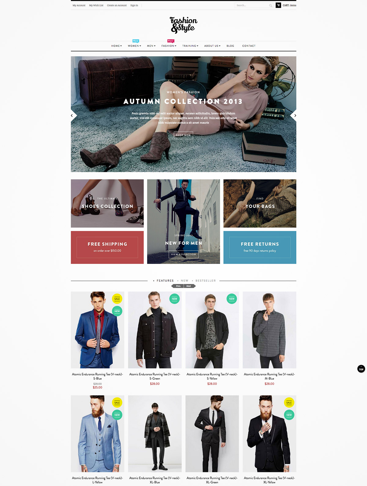 ecommerce fashion theme