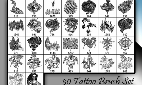 adobe photoshop cs3 tattoo brushes free download