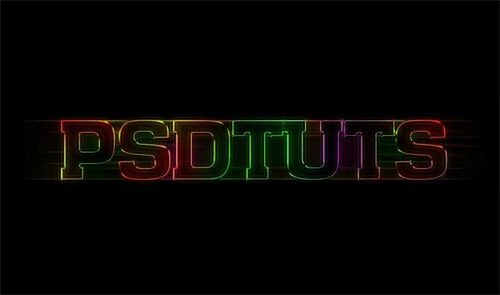 Create a quick gleaming and vibrant text effect in Photoshop