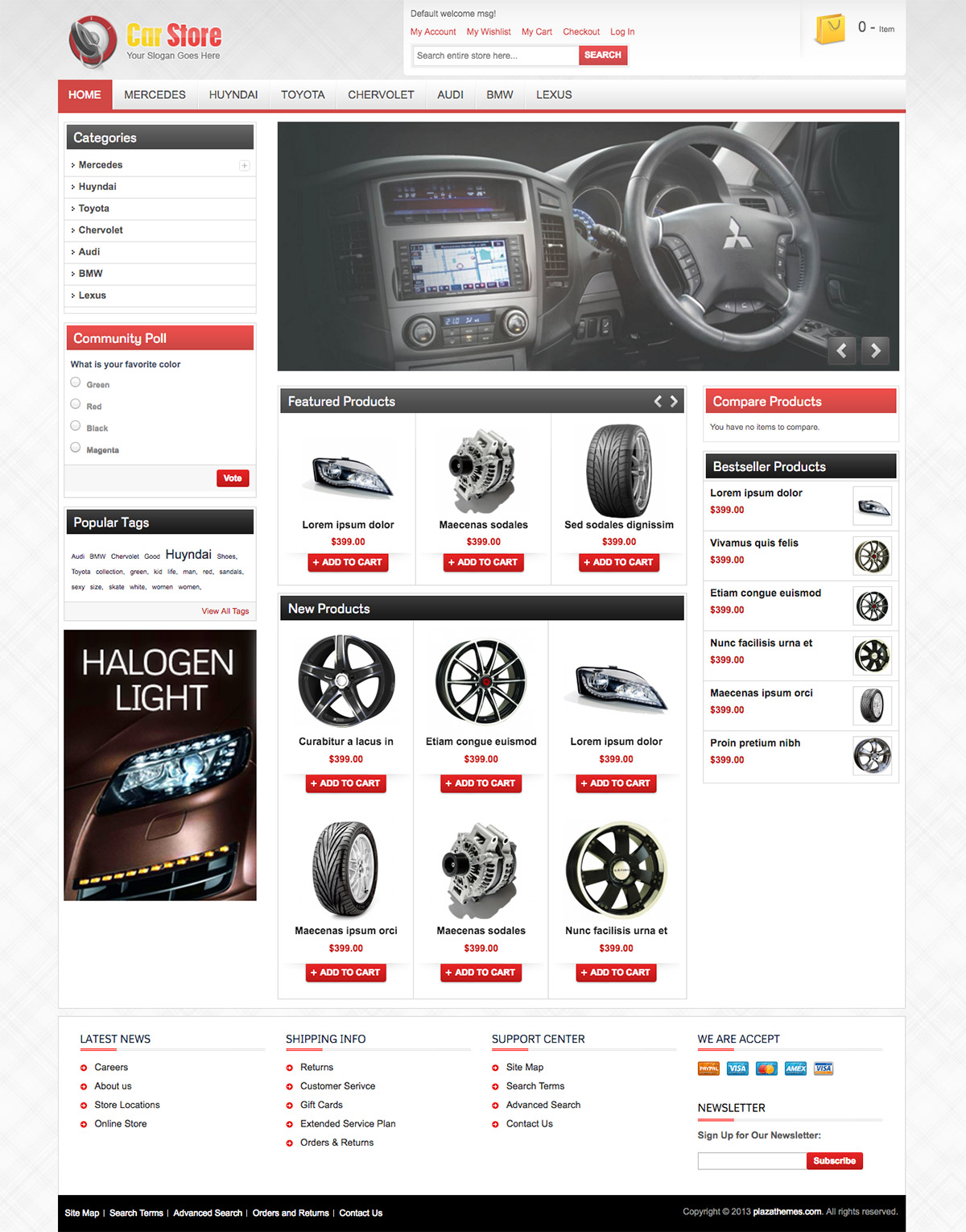 car shop magento