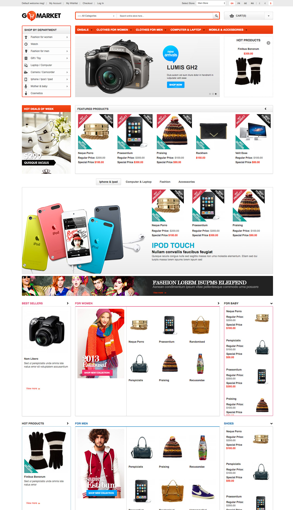 supermarket online shop