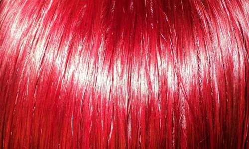 Dans Hair Red