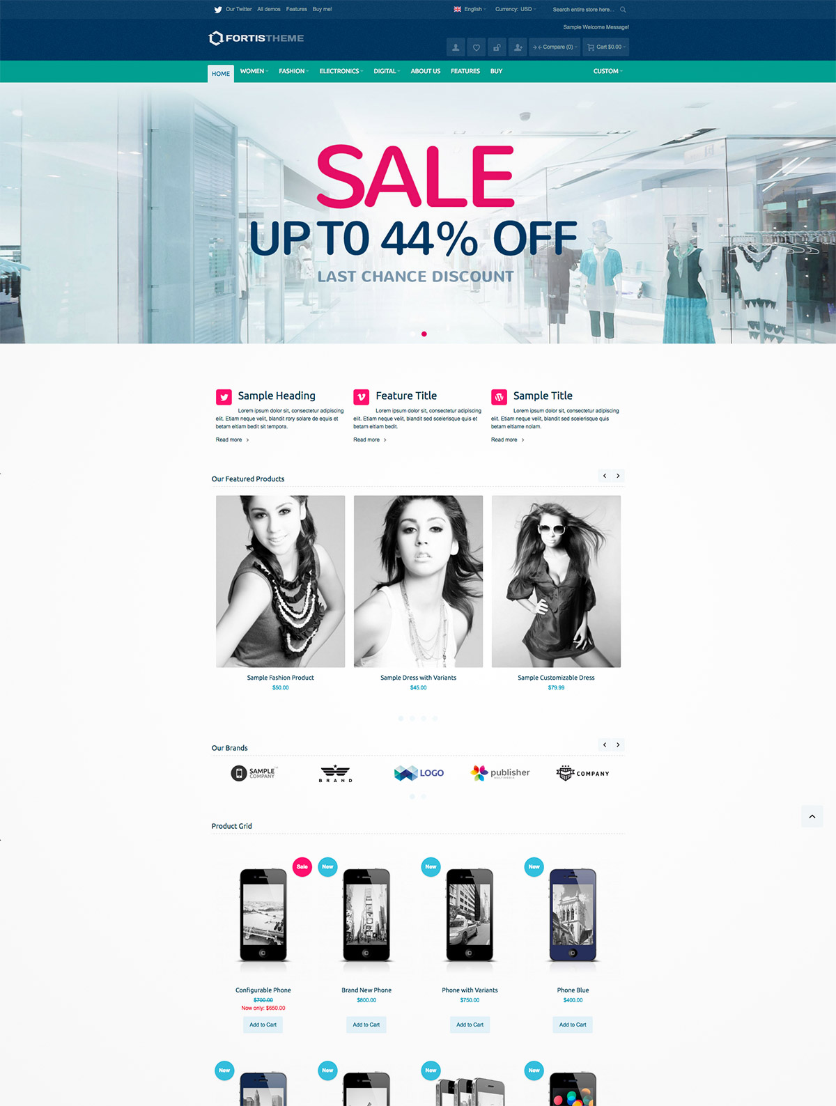 magento ecommerce theme