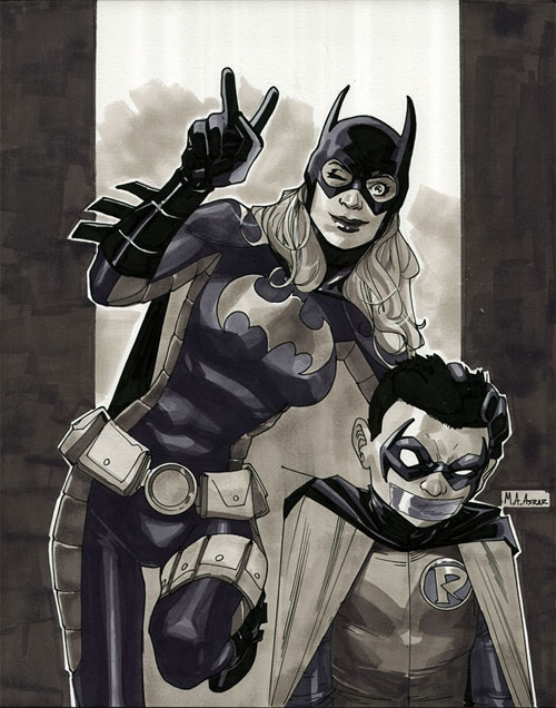 Batgirl And Robin