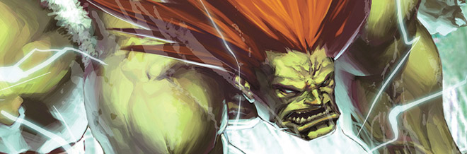 25 Blanka of Street Fighter Artworks