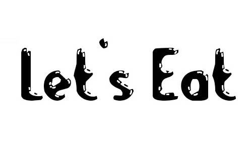 Let's Eat font
