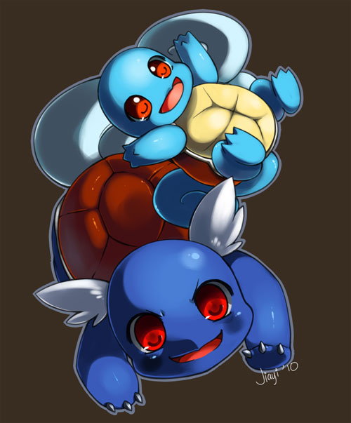 Squirtle and Wartortle