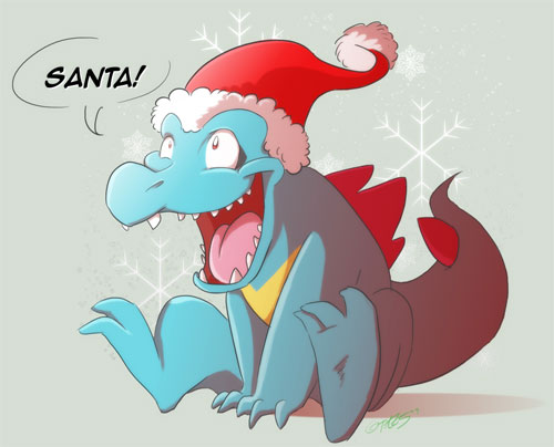 Totodile SANTA