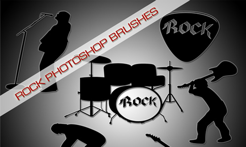 Rock Photoshop Brushes
