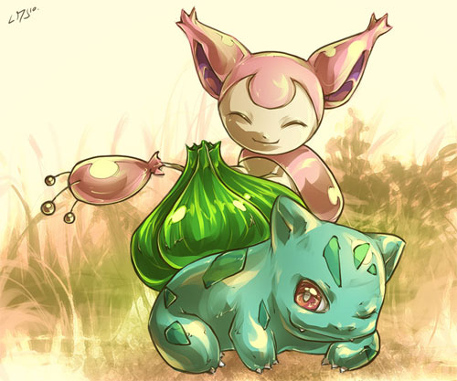 Skitty luvz Bulbasaur