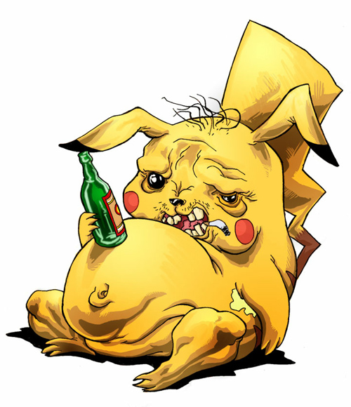 Drunk Obese Pikachu