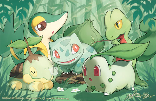 PKMN: Grass Starters