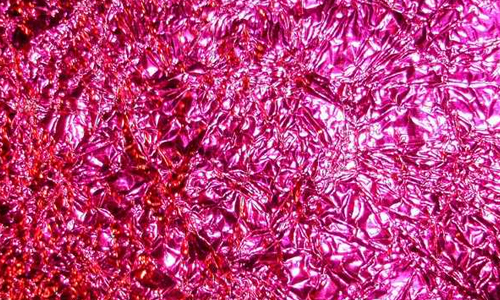 Pink Crumpled Foil tex