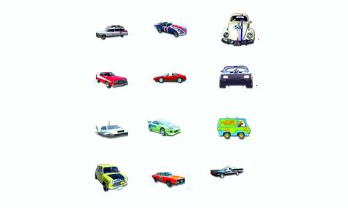 famous car icons