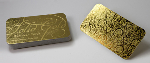 Gold Business Card